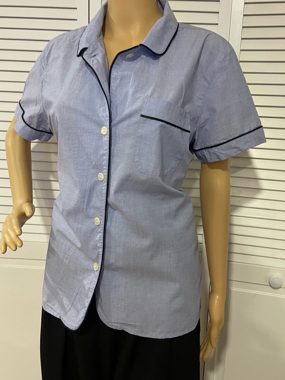 J. Crew Light Blue Button-Up Shirt with Gray Tag